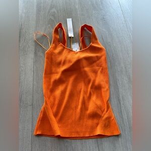 House of Harlow 1960 Orange Knit Tank Top || NEVER WORN